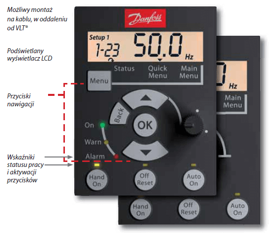 Danfoss Micro Drive - panel operatorski LCP